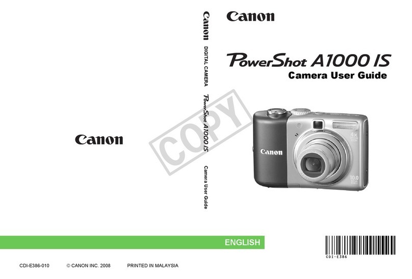 Canon PowerShot A1000 IS User manual
