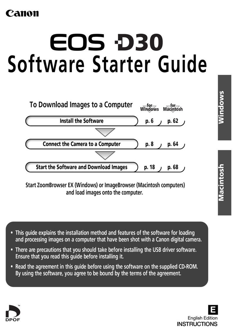 Canon DIGITAL IXUS vEOS D30 Mounting instructions
