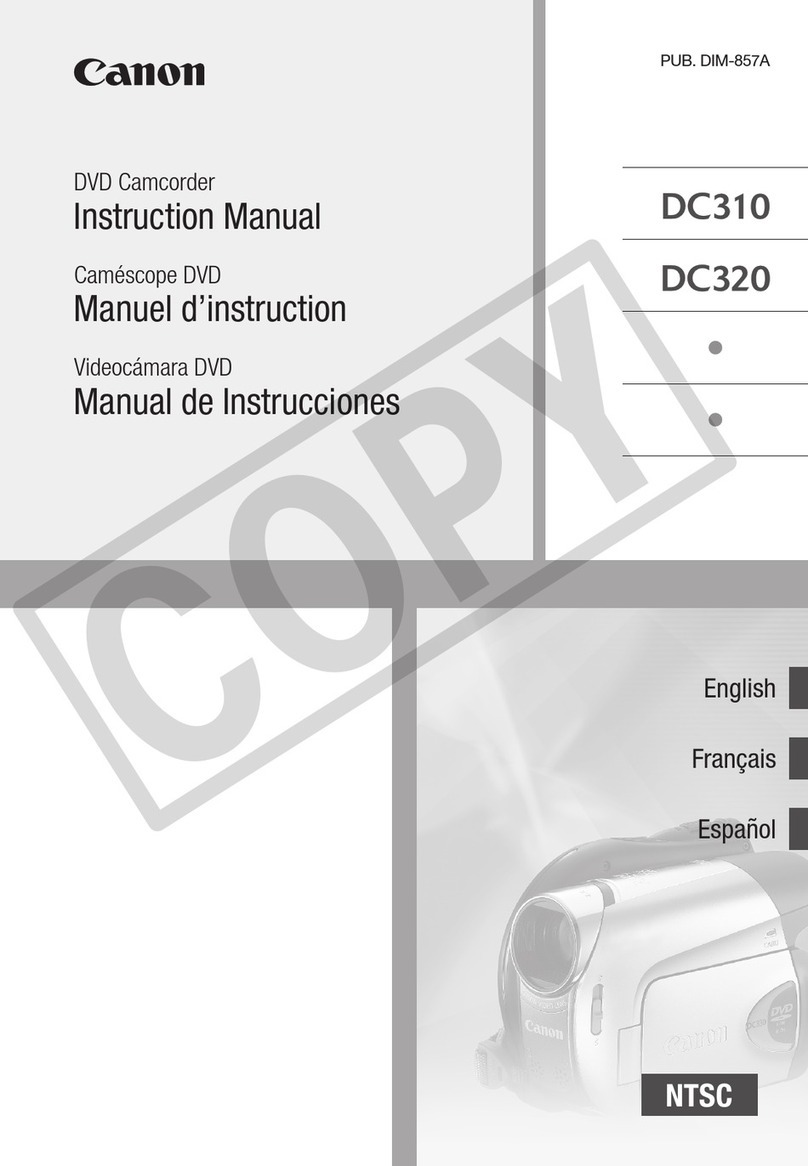 Canon DC310 instruction manual