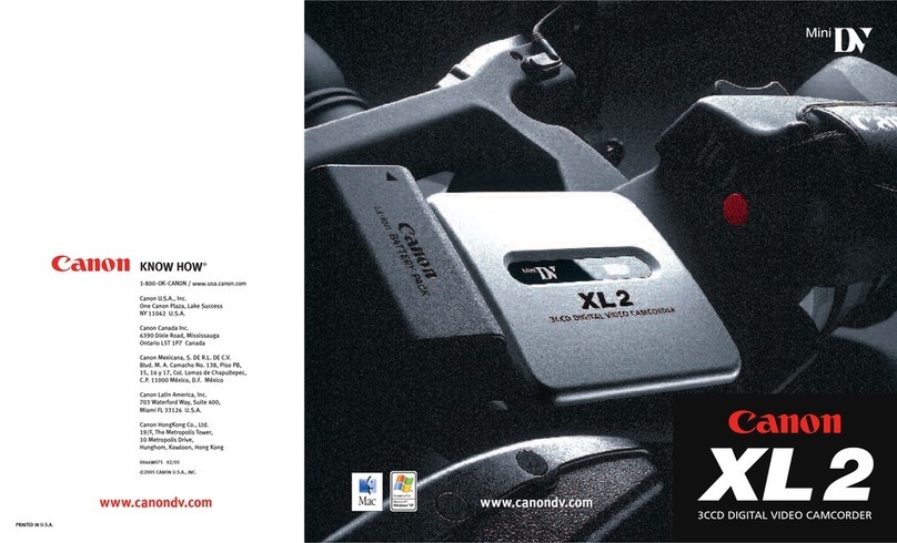 Canon XL 2 Brochure & specs