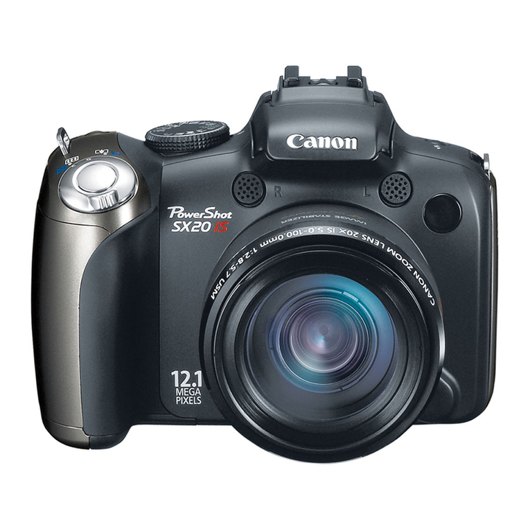 Canon Powershot SX20 IS User manual Canon Powershot SX20 IS User manual