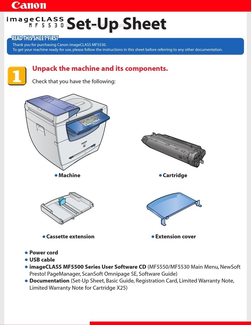 Canon imageCLASS MF5530 Manual