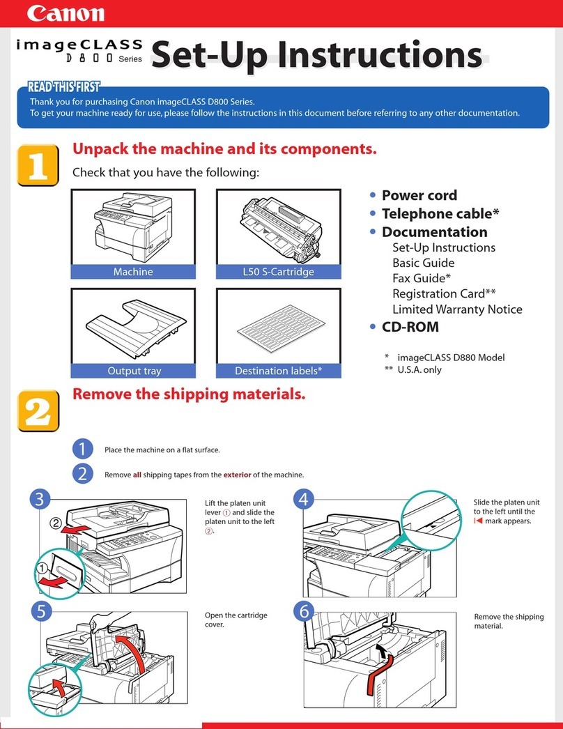 Canon imageCLASS D860 Manual
