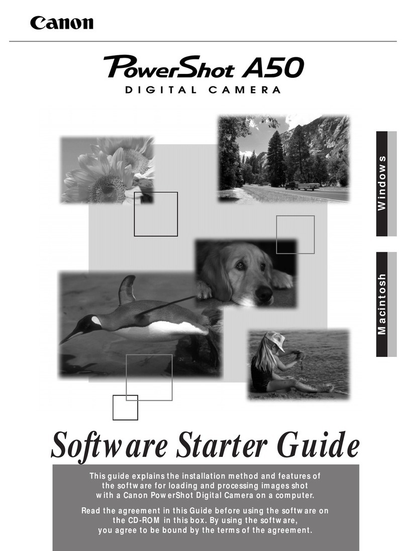 Canon Powershot A50 Software starter guide
