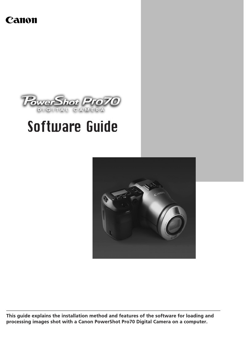 Canon Powershot Pro70 Software guide