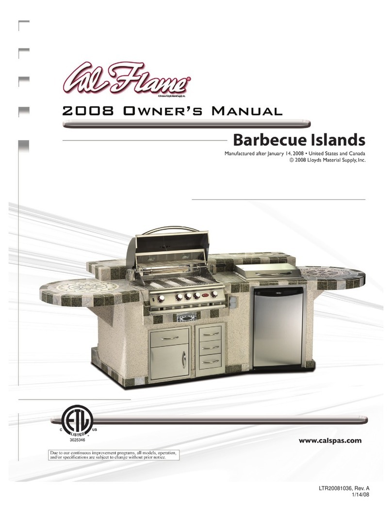 Calflame MC800 owner's manual