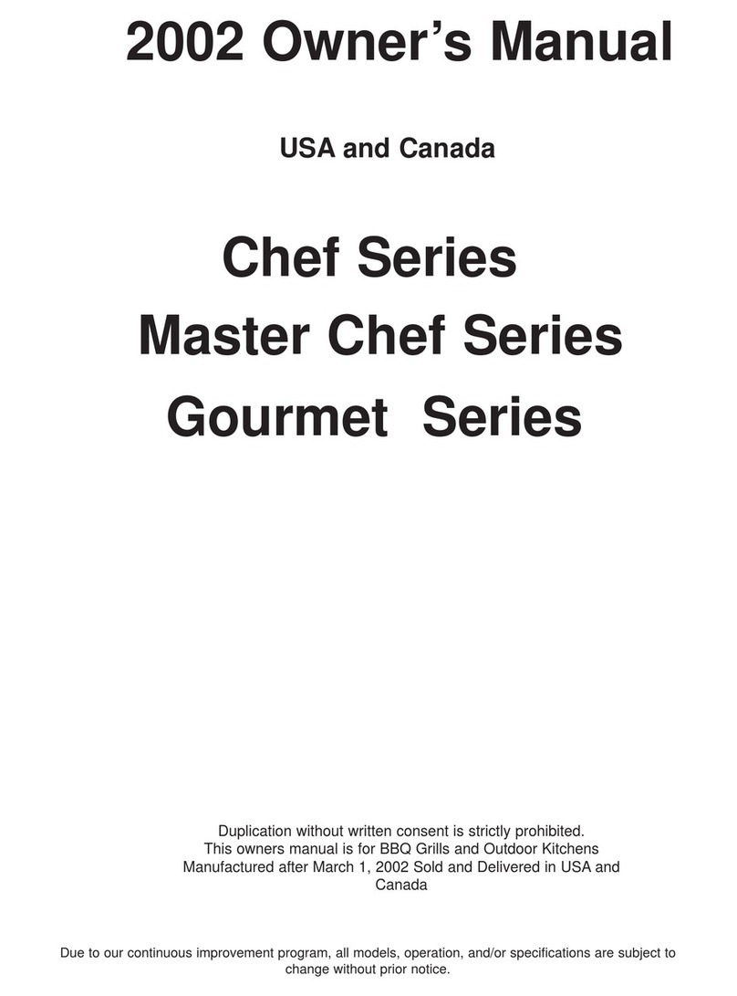 Calflame Chef C100 User manual