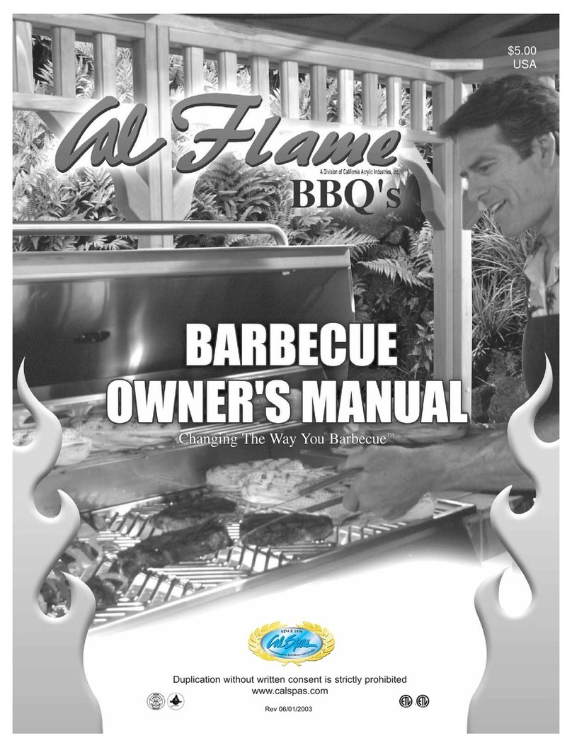 Calflame Chef C100B User manual