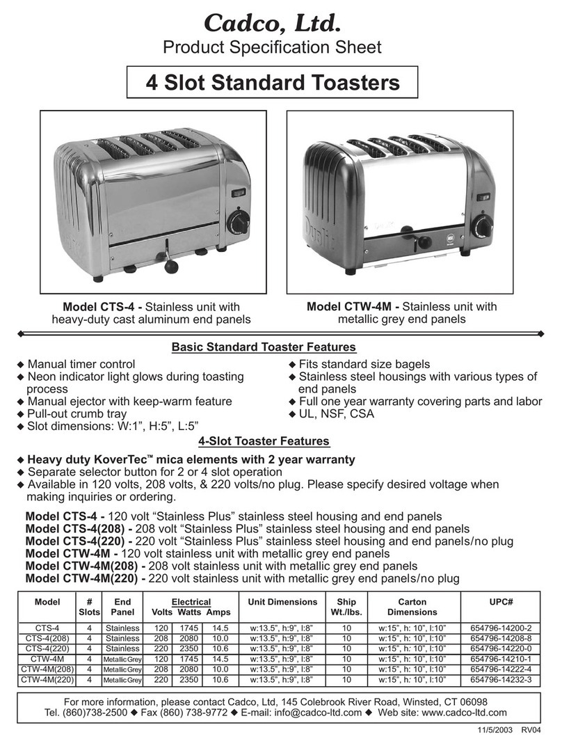 Cadco CTS-4 User manual