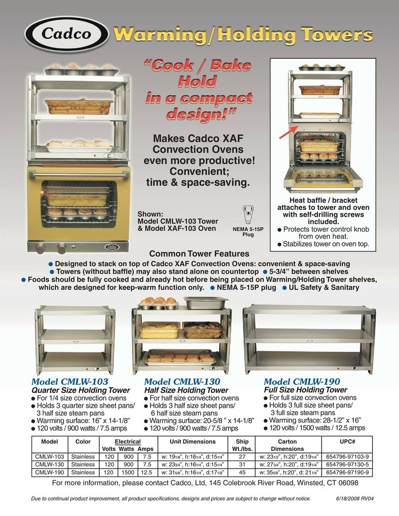 Cadco CMLW-103 User manual