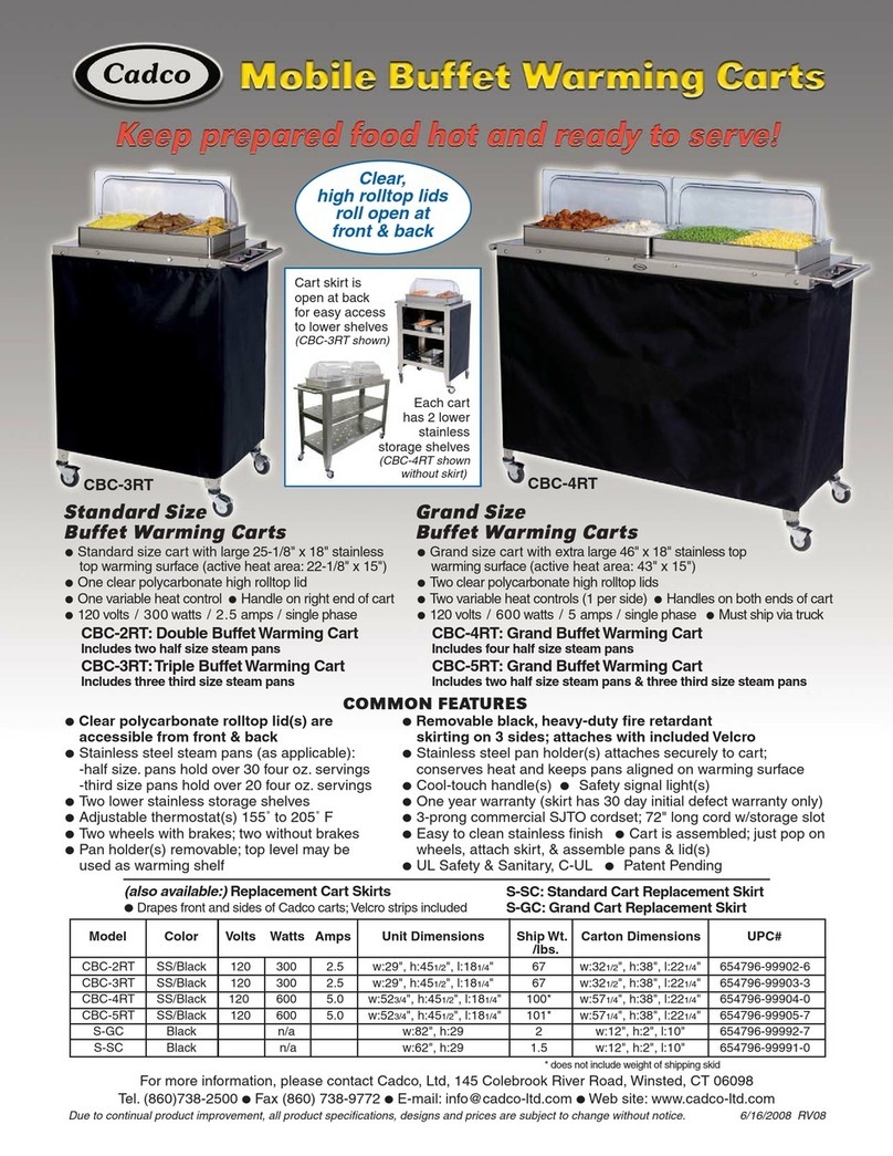 Cadco CBC-2RT Brochure & specs