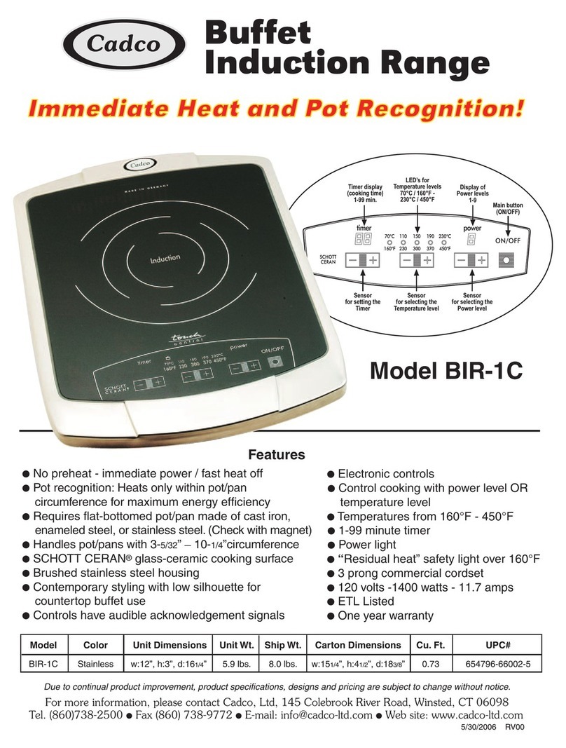 Cadco BIR-1C User manual