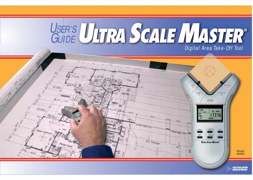 Calculated Industries Ultra Scale Master 6250 user guide