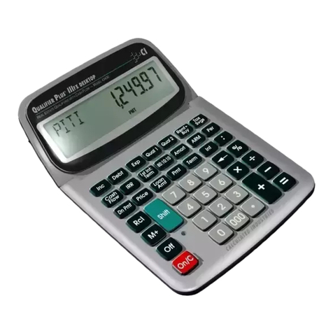 Calculated Industries 3430 user guide