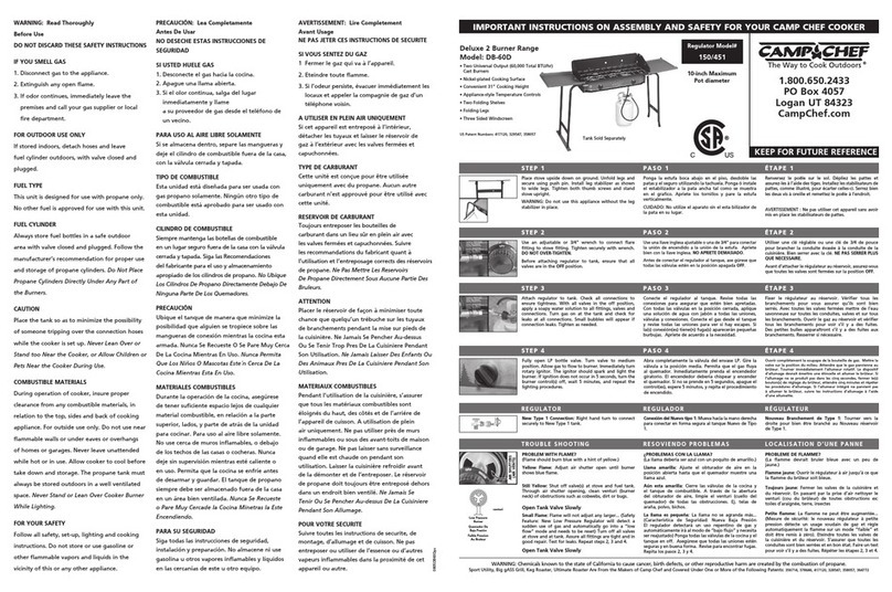 Camp Chef DB60D User manual