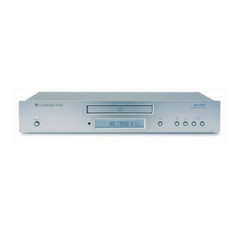 Cambridge Audio azur 540C User manual