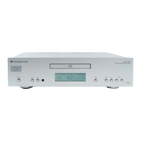 Cambridge Audio Azur 740C User manual