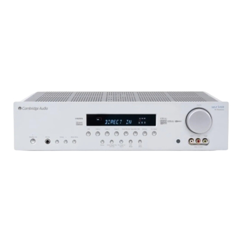 Cambridge Audio Azur 540R V3 supplementary guide