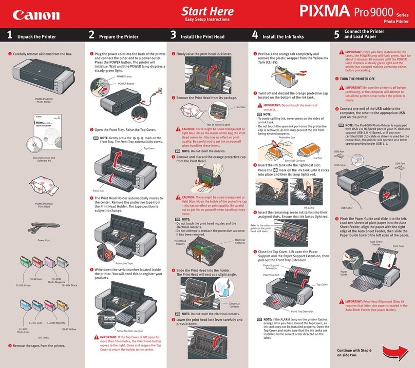 Canon PIXMA Pro9000 Mark II Series Manual