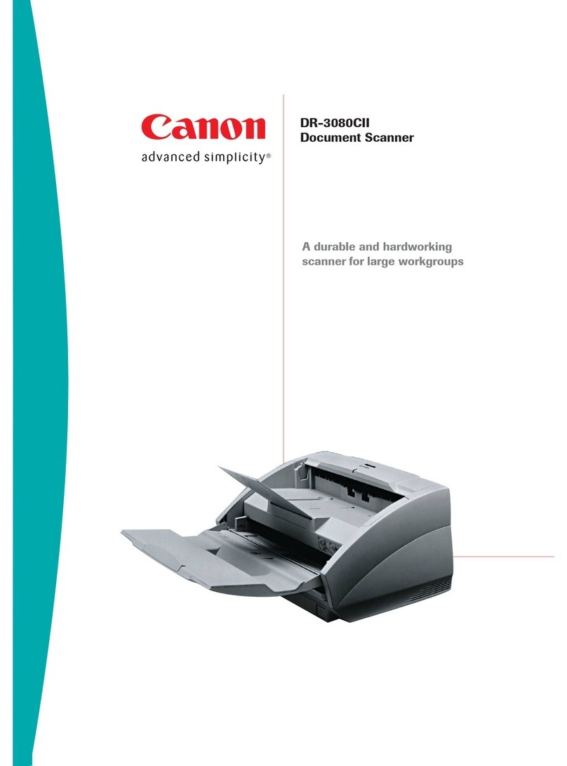 Canon imageFORMULA DR-3080CII User manual