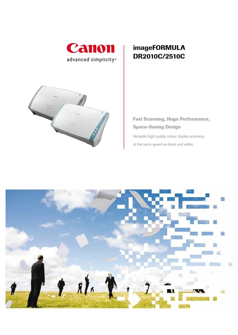 Canon DR 2010C - imageFORMULA - Document Scanner User manual