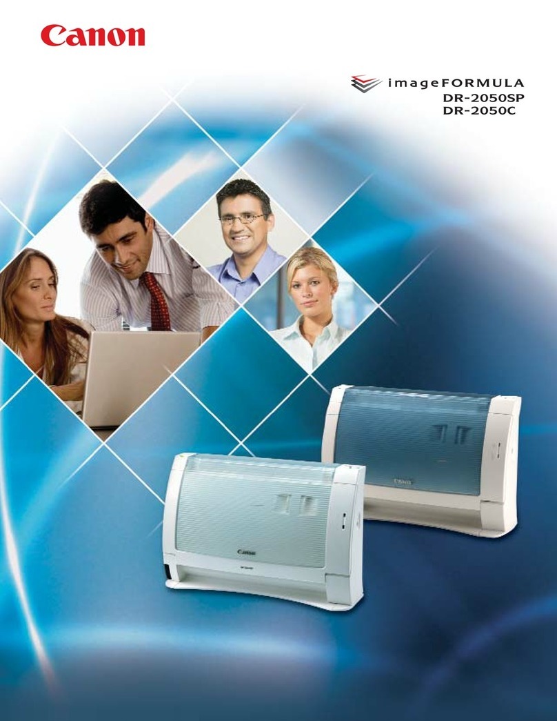 Canon imageFORMULA DR-2050C User manual
