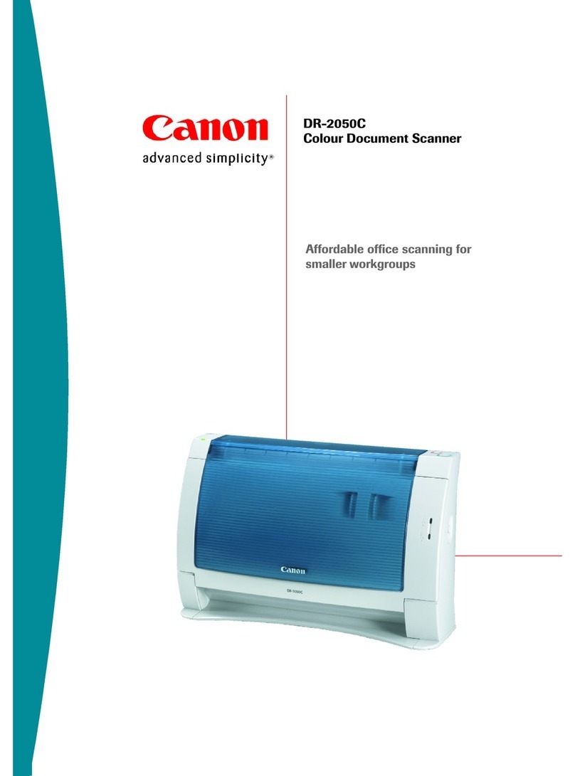 Canon imageFORMULA DR-2050C User manual