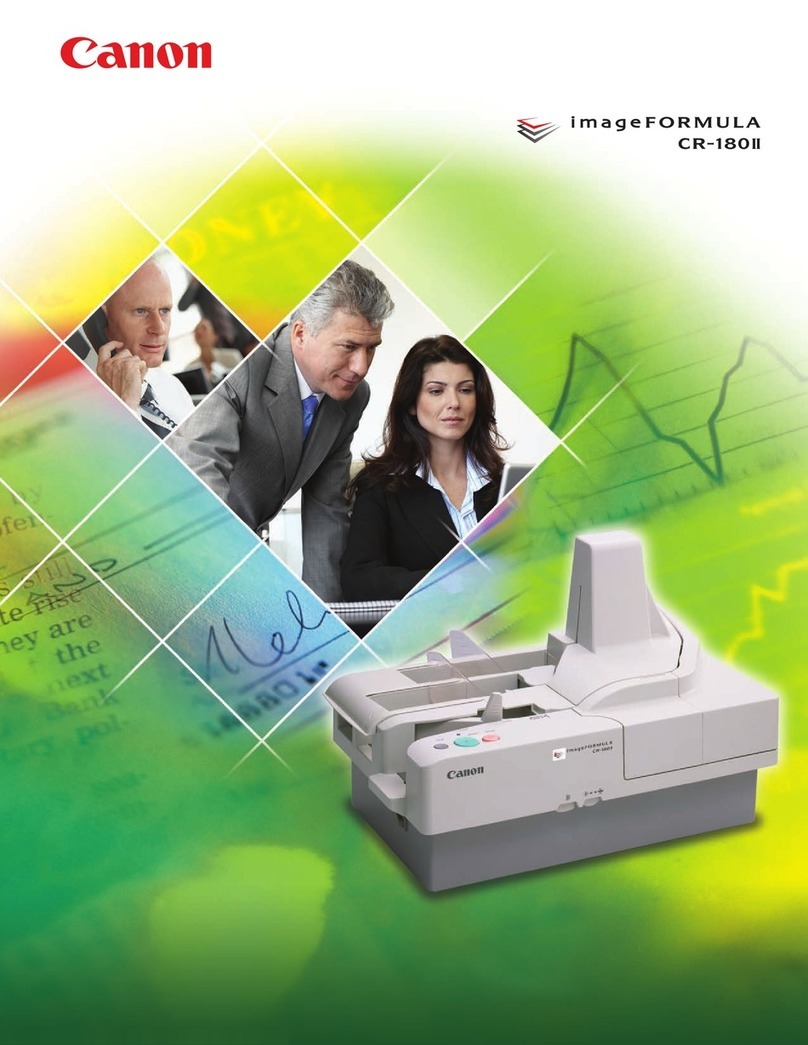 Canon imageFORMULA CR-180II Brochure & specs
