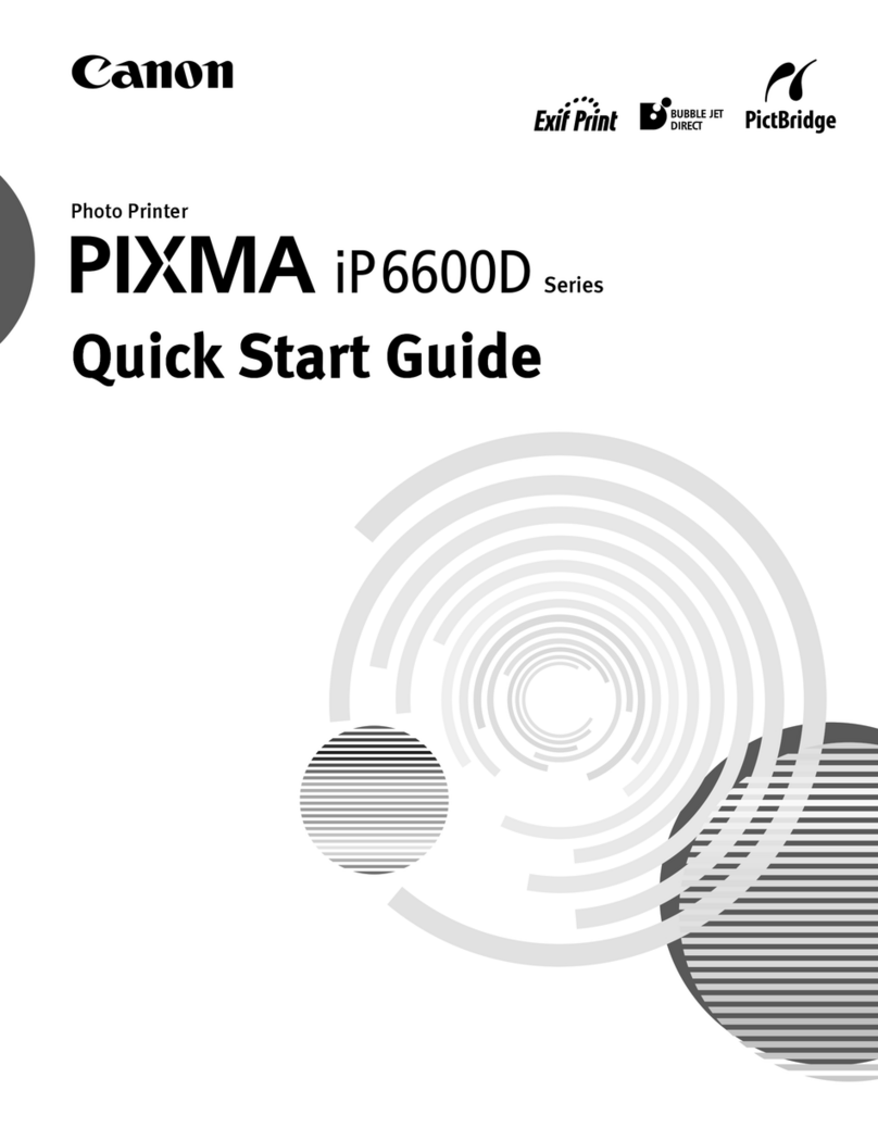 Canon iP6600D - PIXMA Color Inkjet Printer User manual