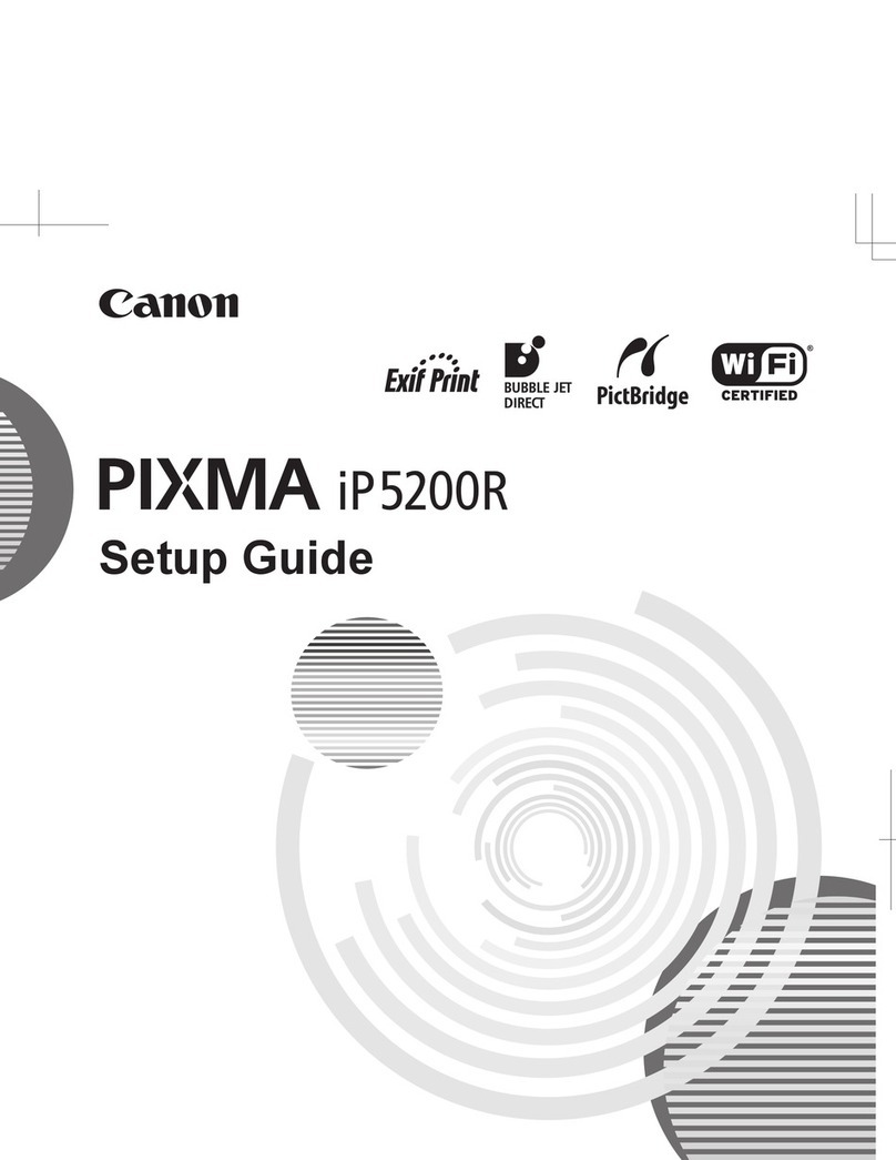Canon iP5200R - PIXMA Color Inkjet Printer User manual