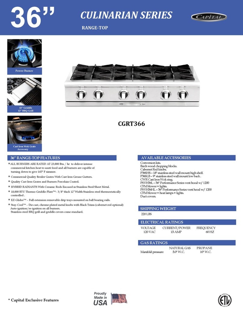 Capital CGRT362G2 Specifications
