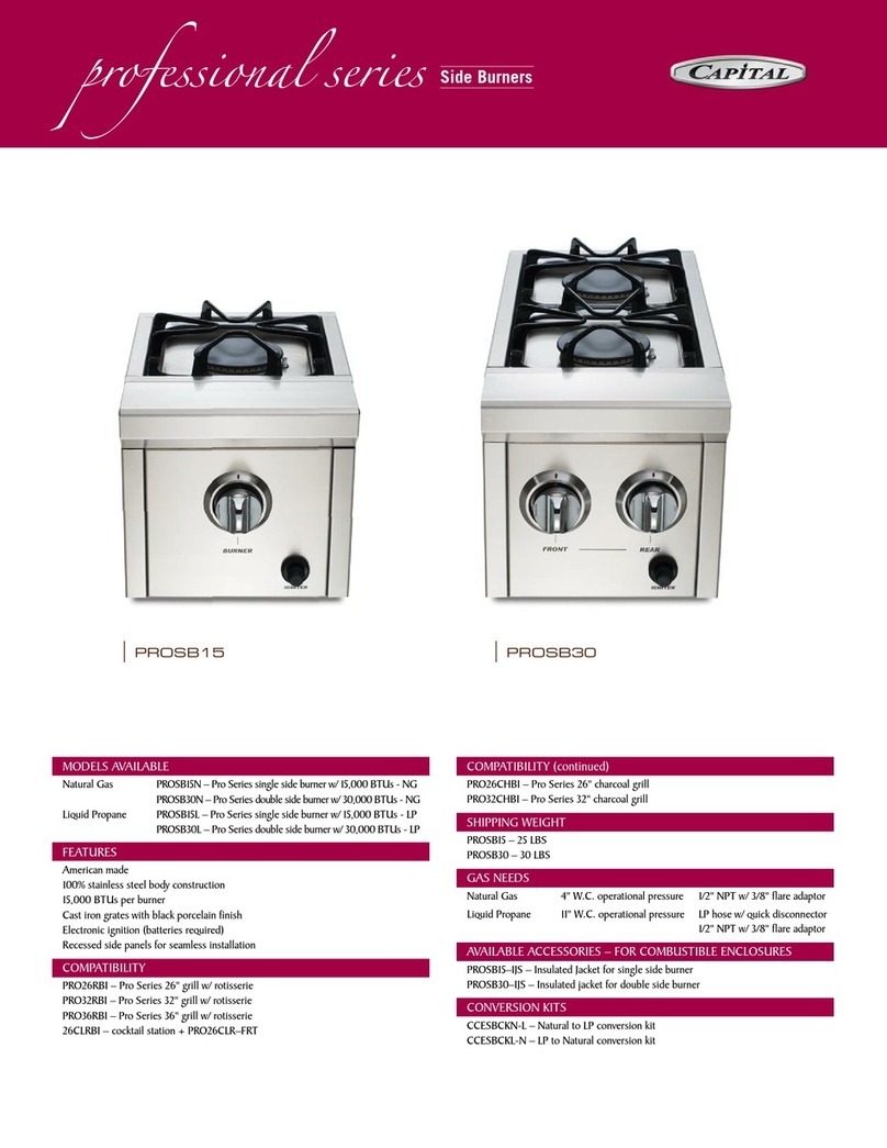 Capital Professional Series PRO26RBI User manual