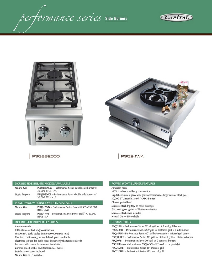 Capital Performance Series PSQSB2000 Specifications