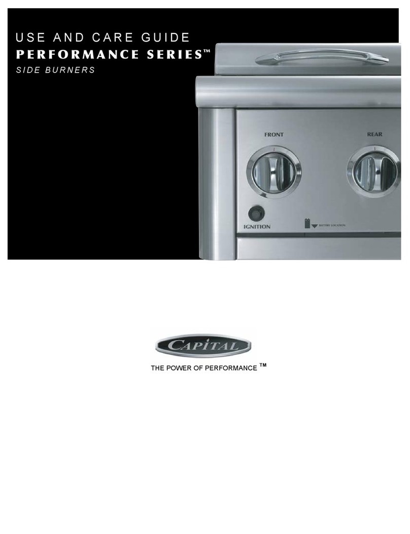 Capital Performance Series PSQSB2000 Use and care guide