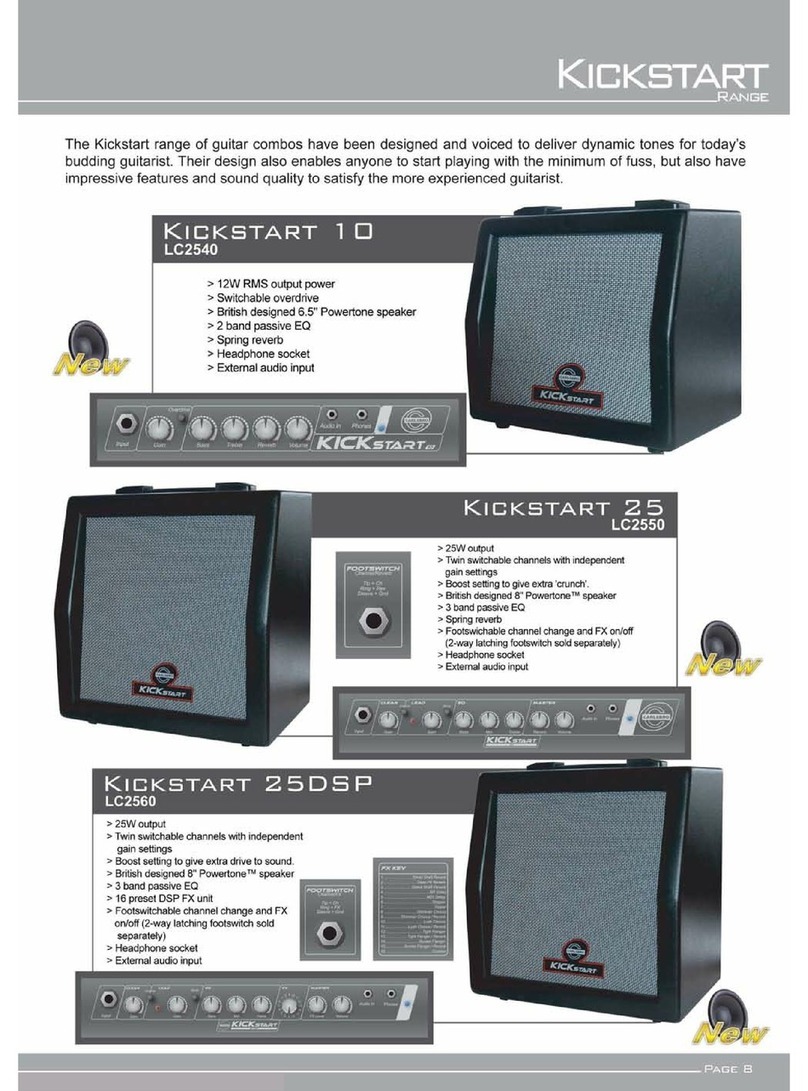 Carlsbro Kickstart 10 User manual