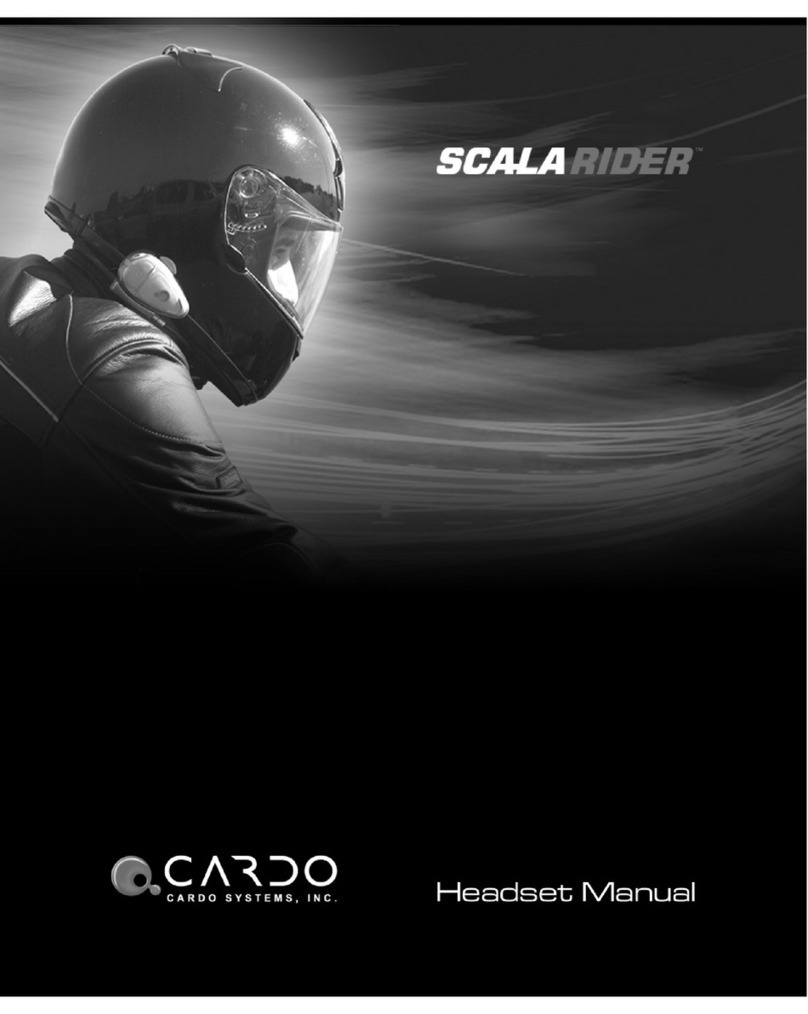 Cardo Systems Scala-rider Scala Rider User manual Cardo Systems Scala-rider Scala Rider User manual