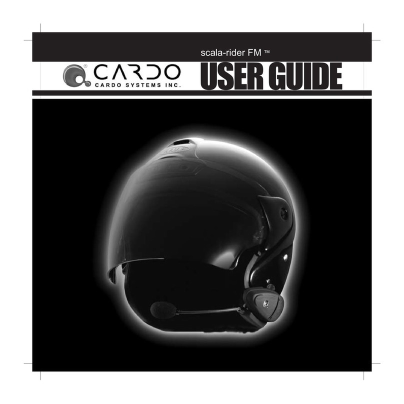 Cardo Systems SCALA RIDER FM - User manual Cardo Systems SCALA RIDER FM - User manual