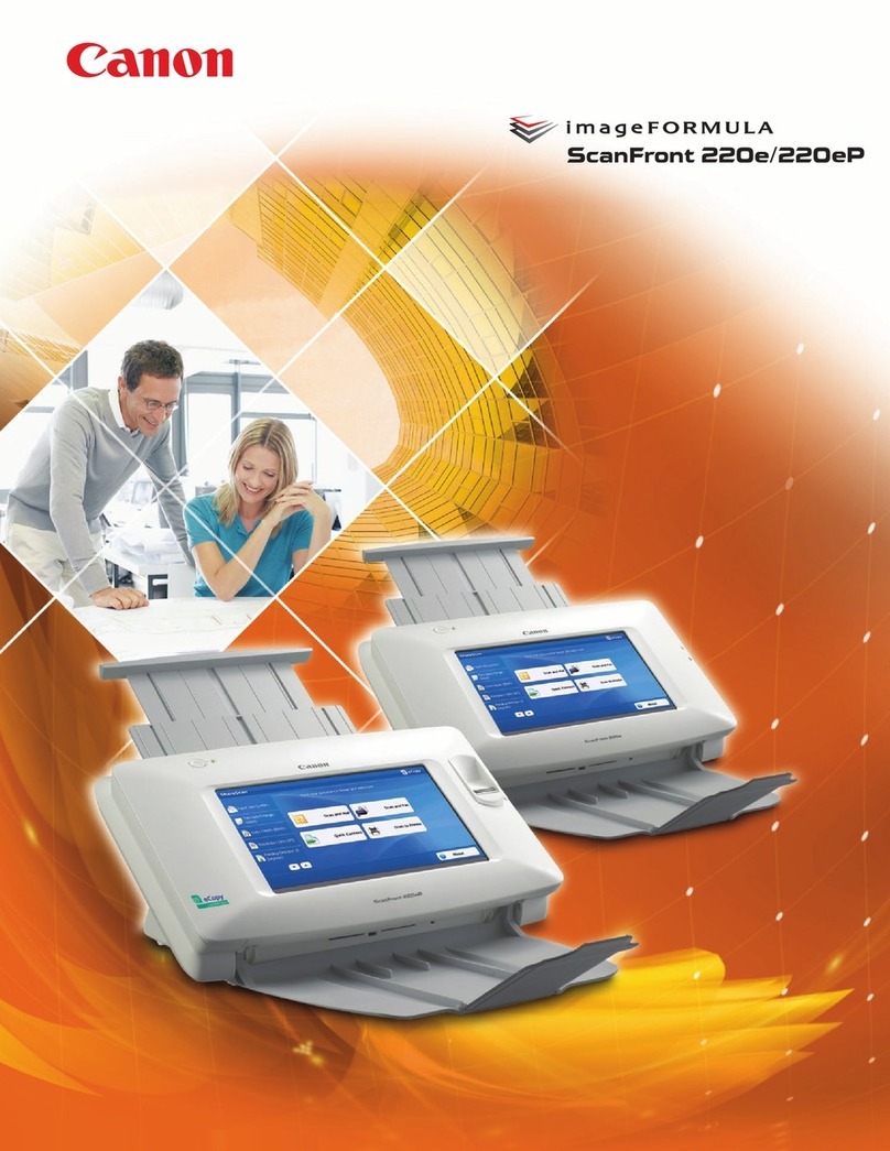 Canon imageFORMULA ScanFront 220e User manual