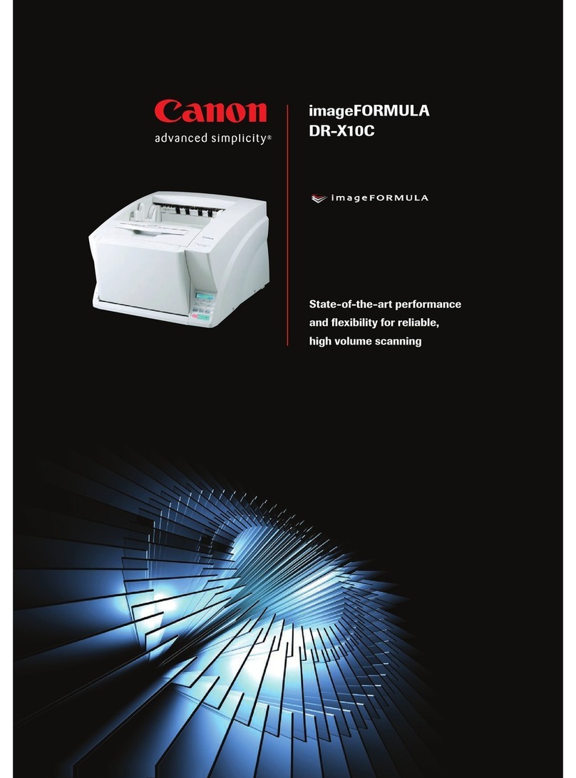 Canon DR-X10C - imageFORMULA - Document Scanner Brochure & specs