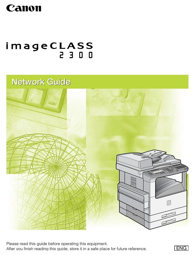 Canon ImageCLASS 2300 Network guide