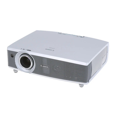 Canon LV S3 - SVGA LCD Projector User manual