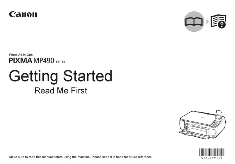 Canon MP490 series User manual