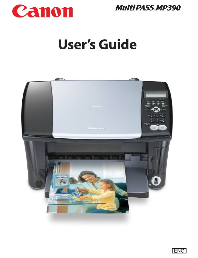 Canon MultiPASS MP390 user guide