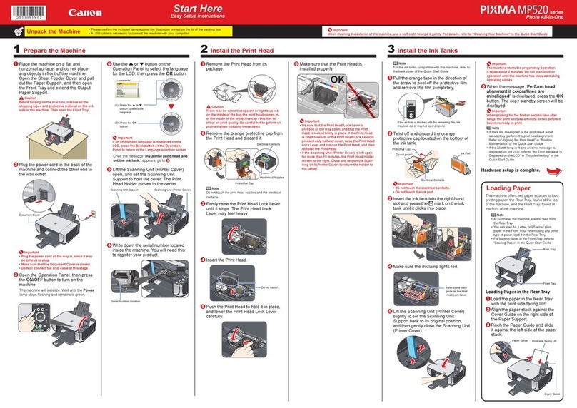 Canon PIXMA MP520 Instruction Manual