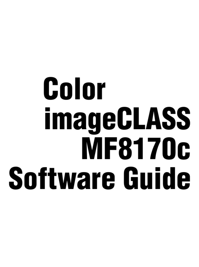 Canon Color imageCLASS MF8170c Quick start guide