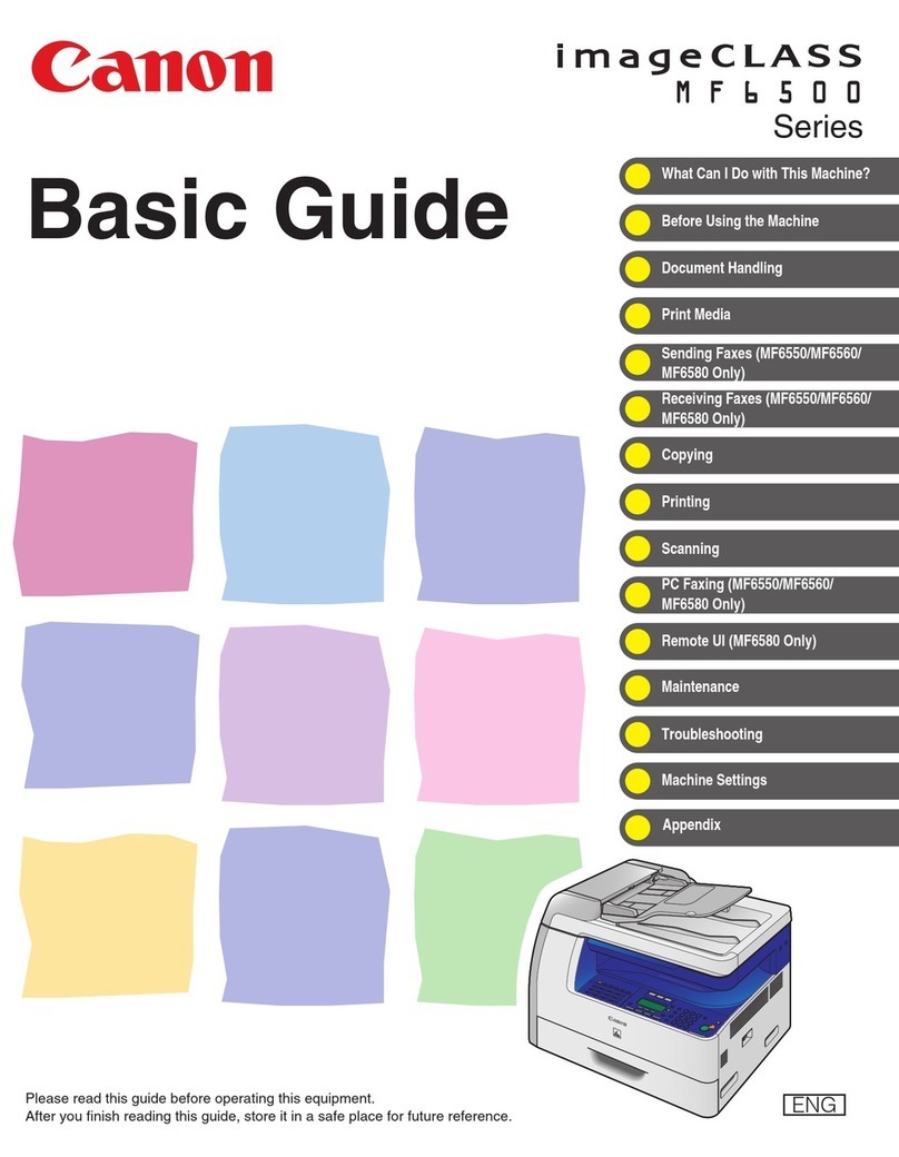 Canon imageCLASS MF6500 Series User guide