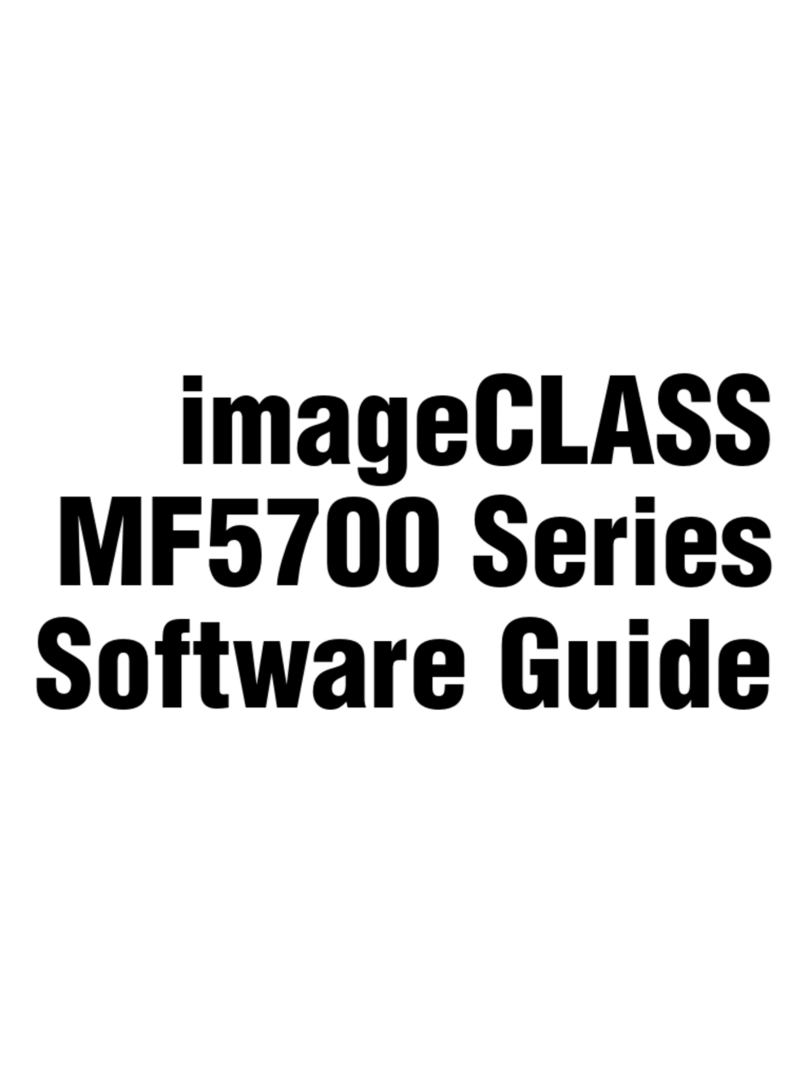 Canon ImageCLASS MF5730 Software guide