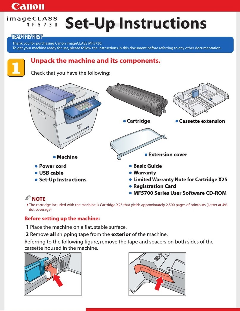 Canon ImageCLASS MF5730 Manual