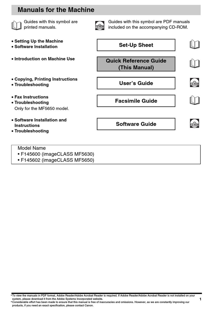 Canon imageCLASS MF5630 User manual