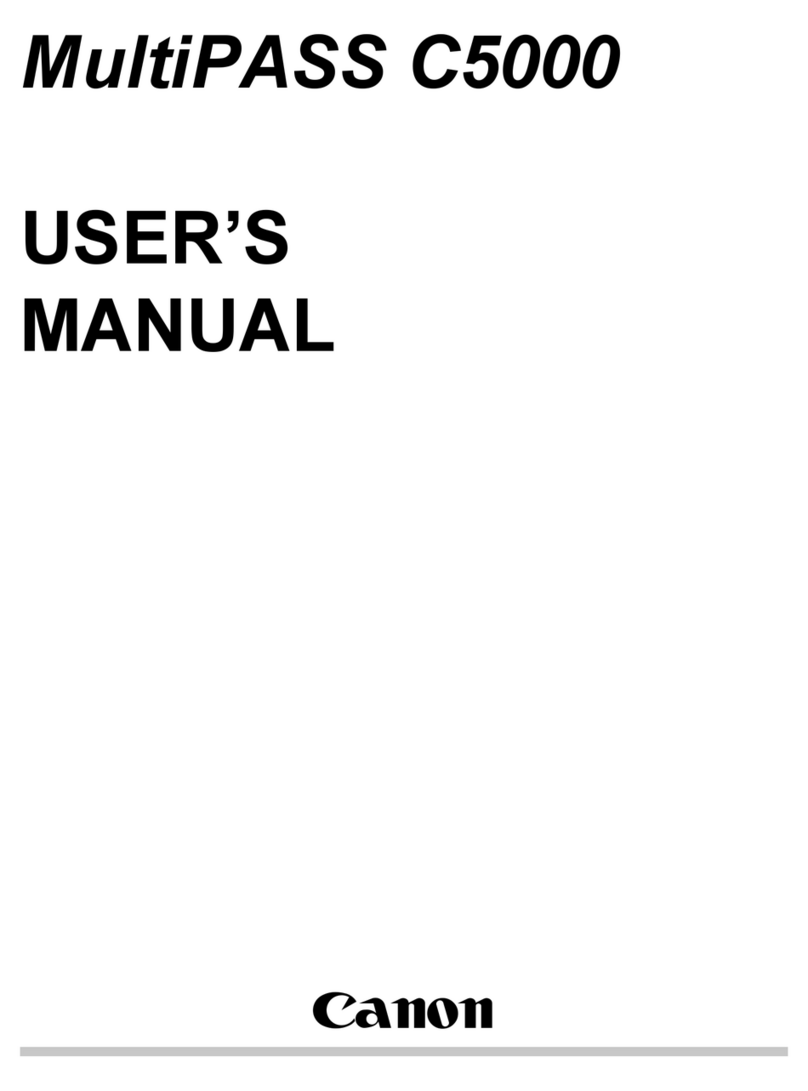 Canon C5000 - MultiPASS Color Inkjet Printer user manual
